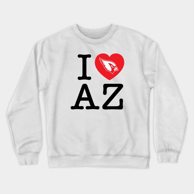 I Love AZ Crewneck Sweatshirt by LunaGFXD